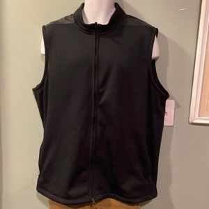 Men's Black Sleeveless Jacket